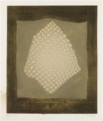 ARTHUR LUIZ PIZA Three color etchings with aquatint and embossing.